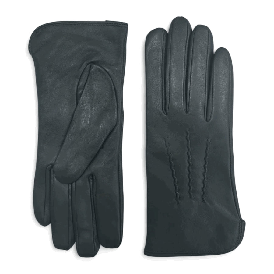 Women’s Genuine Leather Wool Lined Touchscreen Gloves-TruClothing