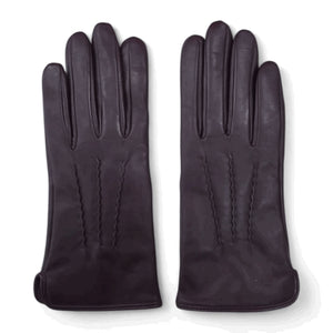 Women’s Genuine Leather Wool Lined Touchscreen Gloves-TruClothing