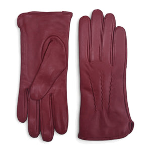 Women’s Genuine Leather Wool Lined Touchscreen Gloves-TruClothing