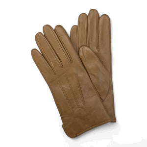 Women’s Genuine Leather Wool Lined Touchscreen Gloves-TruClothing