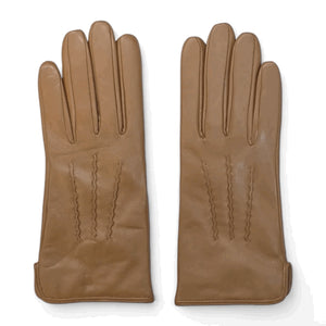 Women’s Genuine Leather Wool Lined Touchscreen Gloves-TruClothing