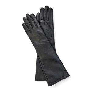 Women’s Genuine Sheepskin Leather Elbow Length Gloves-TruClothing