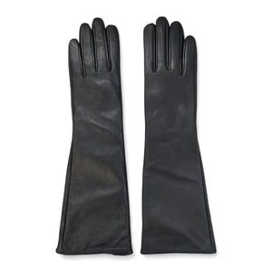 Women’s Genuine Sheepskin Leather Elbow Length Gloves-TruClothing