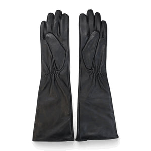 Women’s Genuine Sheepskin Leather Elbow Length Gloves-TruClothing