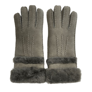 Women’s Plush Cuff Suede Leather Gloves-TruClothing