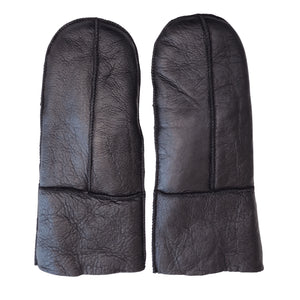 Women’s Premium Leather Shearling Wool Lining Gloves-TruClothing