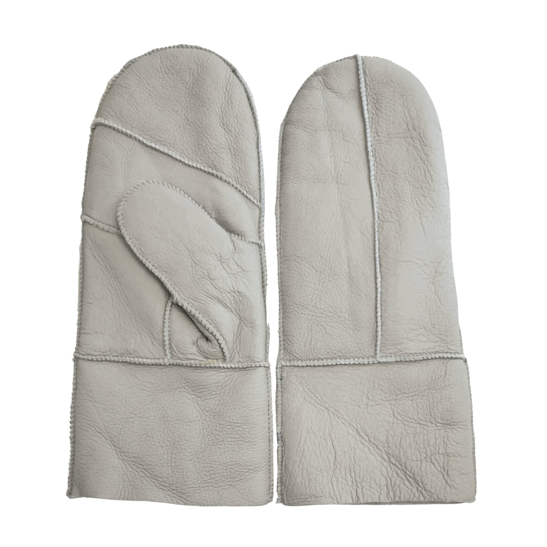 Women’s Premium Leather Shearling Wool Lining Gloves-TruClothing