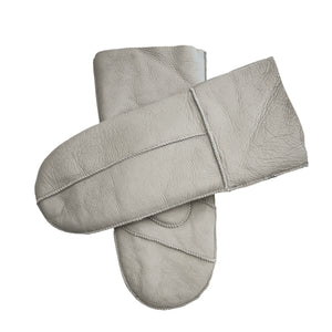 Women’s Premium Leather Shearling Wool Lining Gloves-TruClothing