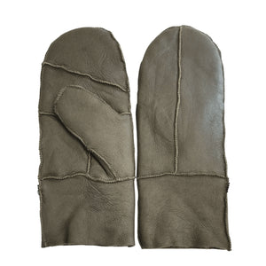 Women’s Premium Leather Shearling Wool Lining Gloves-TruClothing