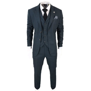 AK-07 - Costume 3 pièces à carreaux olive pour hommes - TruClothing.com - 3