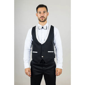 AK-29 - Men's 3 Piece White Paisley Wedding Suit - TruClothing.com - 6