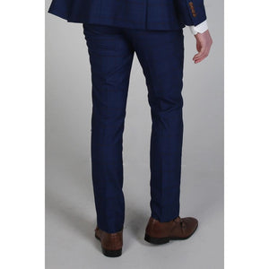 Alex - Men's Navy Trousers - Paul Andrew - 2