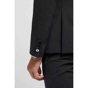 Aspen - Men's Black 2 Piece Double Breasted Tuxedo Suit - House of Cavani - 4