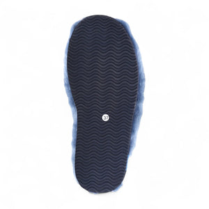Aurora - Women's Sheepskin Fluffy Slippers - Navy - Infinity Leather - 28