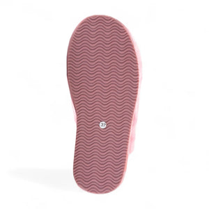 Aurora - Women's Sheepskin Fluffy Slippers - Pink - Infinity Leather - 21