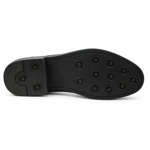 Aviemore - Stivaletti uomo neri in pelle Brogue alla caviglia - John White - 4