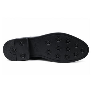 Bale - Klassische schwarze Chelsea-Stiefel für Herren aus Leder zum Hineinschlüpfen - John White - 4