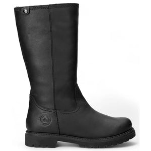 Bambina B60 - Women's Black Knee High Leather Boots - Panama Jack - 1