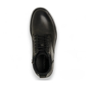 Beau - Men's Black Lace Up Side Zip Leather Chelsea Boots - Windsorsmith - 3