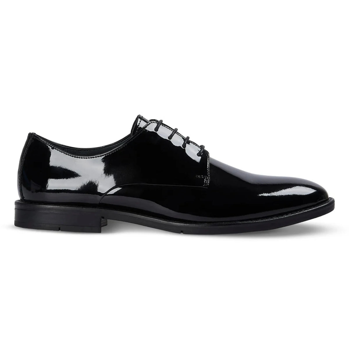 Beaumont - Men's Black Patent Leather Derby Shoes - Paul Andrew - 1