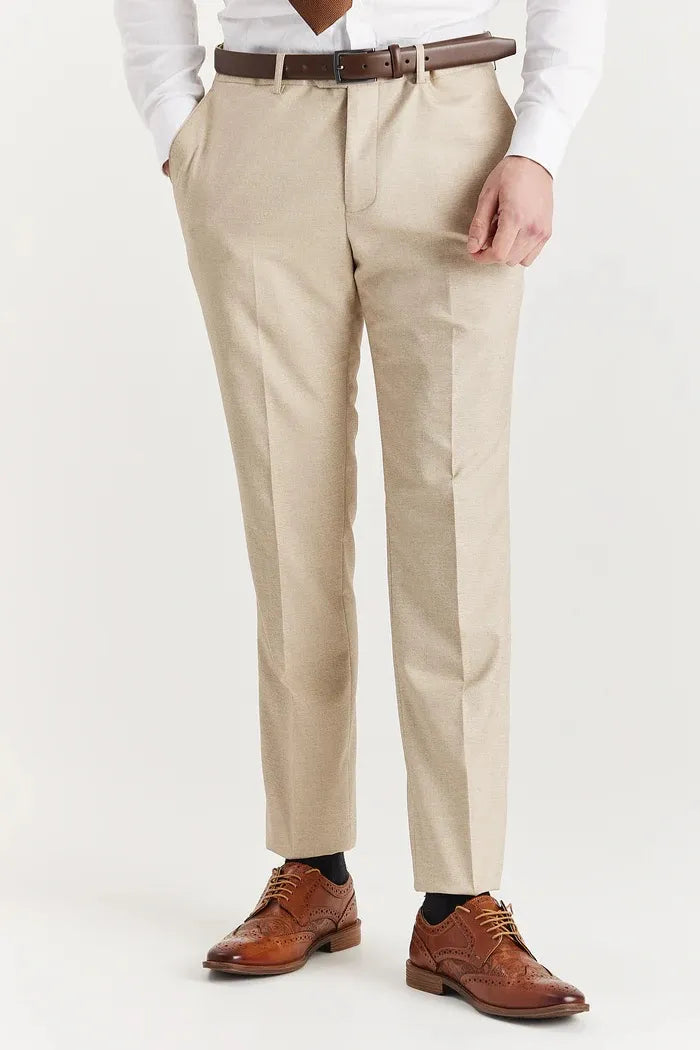 Belmont - Pantalones beige para hombre - Paul Andrew - 1