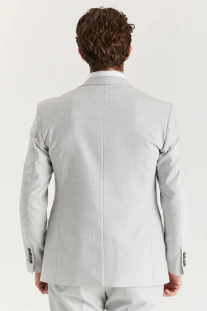 Belmont - Men's Silver Tailored Fit Blazer - Paul Andrew - 4