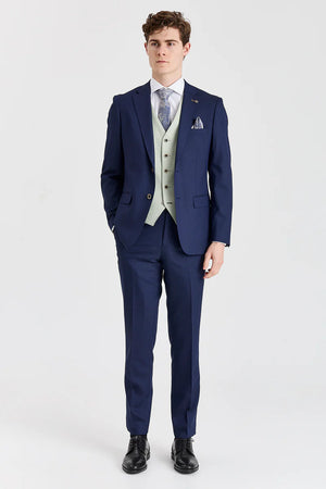 Completo da marinaio Belmont con gilet Belmont Sage - Paul Andrew - 3