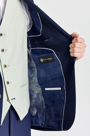 Completo da marinaio Belmont con gilet Belmont Sage - Paul Andrew - 4