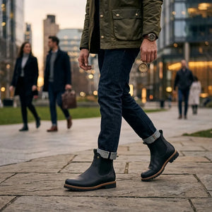 Beny Igloo C1 - Herren Chelsea Boots aus wasserdichtem schwarzem Leder - Panama Jack - 2
