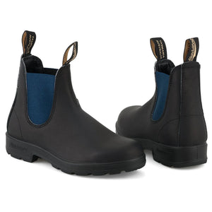Blundstone 1917 Black Navy Blue Leather Chelsea Boots Ankle Classic Slip On - Blundstone - 3