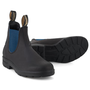 Blundstone 1917 Black Navy Blue Leather Chelsea Boots Ankle Classic Slip On - Blundstone - 4