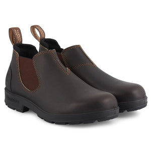 Blundstone 2038 Brown Low-Cut Leather Boots Retro Vintage Slip On - Blundstone - 2