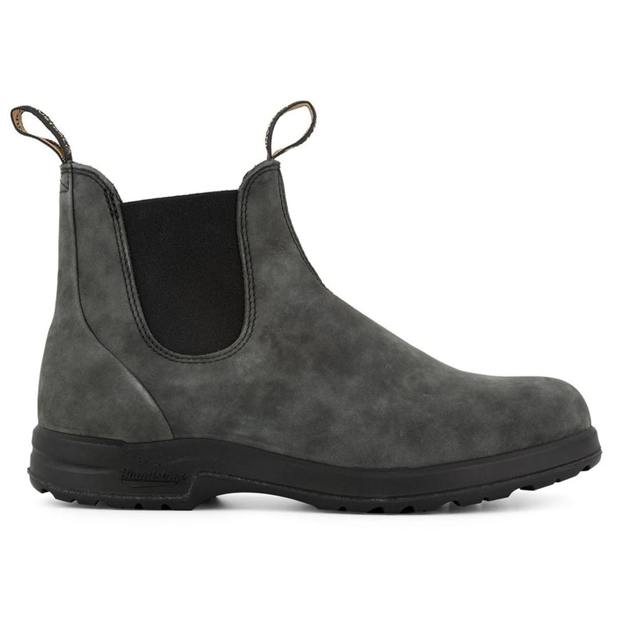 Blundstone 2055 Rustic Black Vintage Leather Chelsea Terrain Boots Slip On Retro - Blundstone - 1