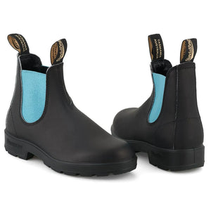 Blundstone 2207 Black Blue Slip On Chelsea Boots - Blundstone - 3