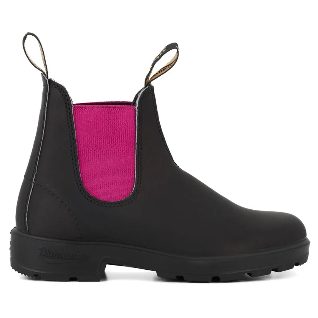 Blundstone 2208 Black Fuchsia Slip On Chelsea Boots - Blundstone - 1