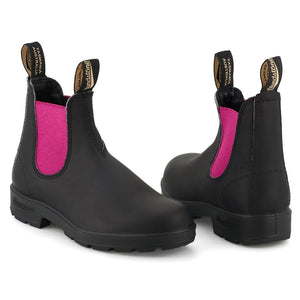Blundstone 2208 Black Fuchsia Slip On Chelsea Boots - Blundstone - 3