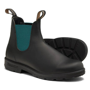 Blundstone 2307 Black Teal Slip On Chelsea Boots - Blundstone - 4