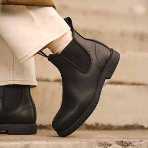 Booma 607 - Schwarze Leder Chelsea Stiefel - Rossi - 6
