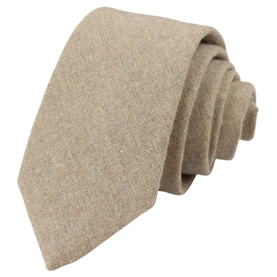 Camel Beige Oak Tweed Tie Hankie Hankerchief 2" - TruClothing.com - 1