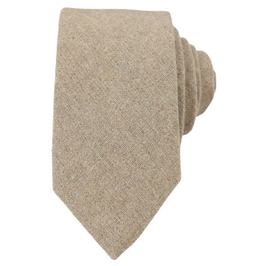 Camel Beige Oak Tweed Tie Hankie Hankerchief 2" - TruClothing.com - 3