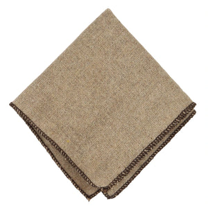 Camel Beige Oak Tweed Tie Hankie Hankerchief 2" - TruClothing.com - 4