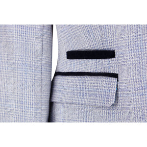 Caridi - Women Check Blazer Wool Blend Herringbone Tweed Brown Peaky Blinders - House of Cavani - 4