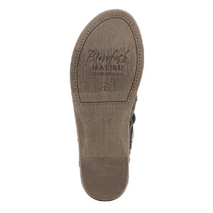 Denver - Women's Charcoal Strappy Low Wedge Sandals - Blowfish Malibu - 8