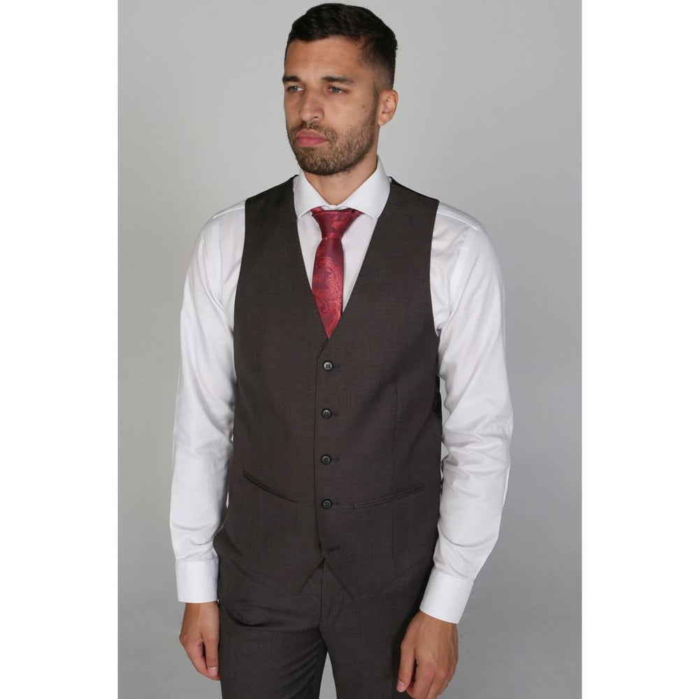 Charles - Gilet anthracite pour homme