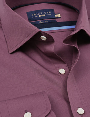 Easy Iron Pflaumenhemd - Herren Smart Casual Hemd für jeden Anlass - Brian Oak - 3