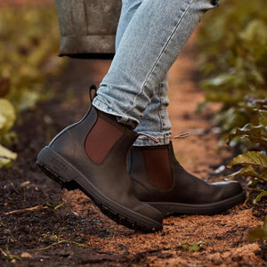 Endura 303 - Bottines Chelsea en cuir marron - Rossi - 6