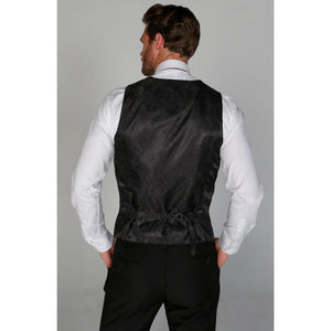 Regent - Men's Black Waistcoat-TruClothing