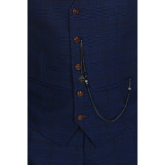 Alex - Men's Navy Waistcoat