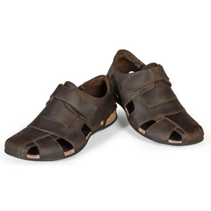 Herrensandalen Fletcher Basics C1 Geschlossene Zehe Leder Sommerschuhe - Panama Jack - 2
