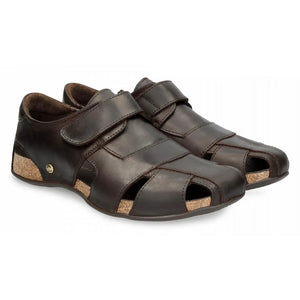 Herrensandalen Fletcher Basics C1 Geschlossene Zehe Leder Sommerschuhe - Panama Jack - 5